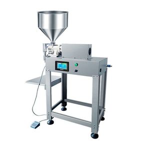 Machine de remplissage pneumatique à une tête pour mayonnaise, machine de remplissage de table, machine à fabriquer la mayonnaise, perforation pneumatique - Product Image 1
