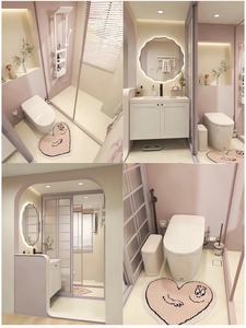 Los coloridos gabinetes <span class=keywords><strong>de</strong></span> baño, en <span class=keywords><strong>el</strong></span> corazón <span class=keywords><strong>de</strong></span> <span class=keywords><strong>la</strong></span> <span class=keywords><strong>reina</strong></span> también hay una niña pequeña. Diseño del Baño. - Product Image 6