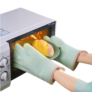 Gant de cuisine en silicone résistant à la chaleur pour four à micro-ondes, de haute qualité, pour la cuisson domestique, vente en gros - Product Image 2