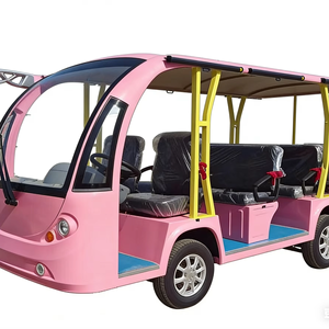 Autobús Turístico Eléctrico Azul Cerrado para 17 Pasajeros, Totalmente Cerrado, con Puerta para Servicios de Transporte y Excursiones - Product Image 1