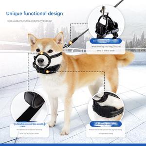 Collare riflettente regolabile della museruola del cane-Anti prova di fuga della rottura, guinzaglio di sicurezza di notte per i grandi cani, addestramento resistente dell'animale domestico - Product Image 3