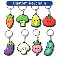 Fabricant en gros OEM de porte-clés en PVC et caoutchouc 2D 3D, porte-clés personnalisés de dessins animés et d'anime, accessoires de sac, pendentifs