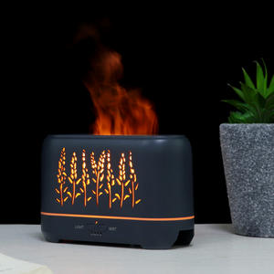 Jcsy Aroma Diffuser 0.5L Mist Output Flame Effect <b>Humidifier</b> For Home Office Use - Product Image 1