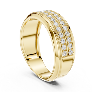 Bague en diamant de qualité supérieure pour femmes, design de bijoux sophistiqué, idéale pour les fiançailles, les anniversaires et les célébrations, disponible à la vente - Product Image 3