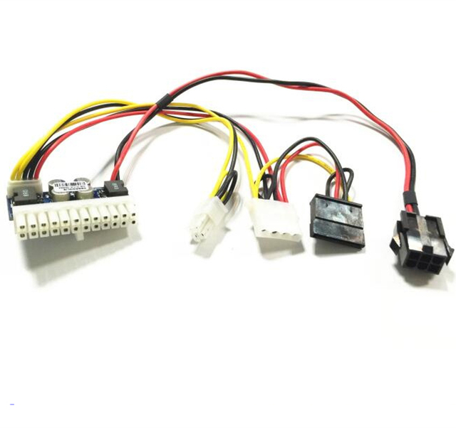 Female 6pin Input DC-ATX-250W 24pin Power Supply Module Swithc Pico PSU Car Auto Mini ITX High DC-ATX Power Module