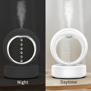 <span class=keywords><strong>Humidificador</strong></span> <span class=keywords><strong>ultrasónico</strong></span> de gravedad cero, Luz led nocturna, vapor frío, gota de agua, reflujo, con agua de levitación antigravedad, novedad de 2023 - Product Image 5