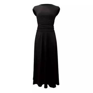 Ensemble 2 pièces tricoté décontracté personnalisable de haute qualité : haut court révélateur à manches courtes et jupe mi-longue taille haute - Product Image 2