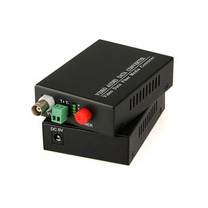 1 par de 1 canal RS485 devolver datos 1080 P Coaxial CVI AHD BNC a fibra de convertidor de vídeo - Product Image 3