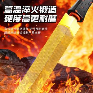 Diamond <b>File</b> 6 Inch Flat Smooth Cut For Carpentry With Double Groove Sawtooth Design High Efficiency Wear Resistant - Product Image 3