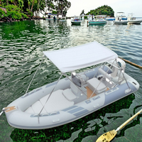 Huixin 16ft RIB-480 en fibre de verre dériveur gonflable Sport Yacht pêche plongée 8 personnes 1.2mm d'épaisseur Hypalon PVC certificat CE