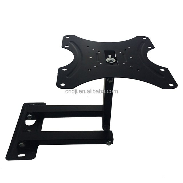 Steel Tilt Full Motion Swivel TV Wall Mount with 180 Degree Swivel and 77 Lbs Capacity for 14-42inch TVs