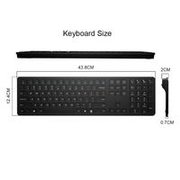 Draadloos toetsenbord full-size kantoorset computer 2.4g draadloos toetsenbord voor hp Probook 440 G1