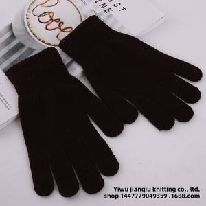 Sarung Tangan Rajut Warna Polos Lembut Anti Beku Hangat Musim Dingin Gaya Korea untuk Olahraga dengan Logo Kustom - Product Image 5