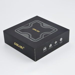 Custom Printed Design Electronic Product Packaging Box Black Lid and Base Gift box For Electronic products