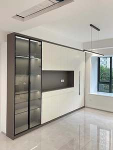 Customized Size Sideboard <b>Buffet</b> Cabinet Restaurant <b>Furniture</b> Solid Wood with Environmental Protection Materials - Product Image 5