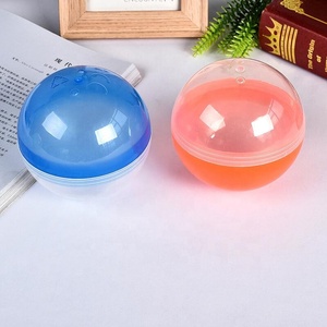 100mm oyuncak fonksiyonlu paskalya yumurtası kapsül ürün küre şekli şeffaf plastik PP yumurta - Product Image 6