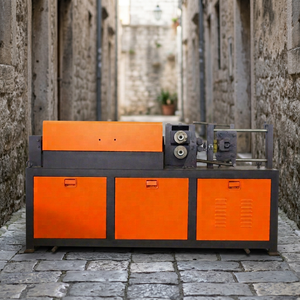 Machine automatique de redressement et de coupe de fil d'acier pour barres avec moteur de 7,5 kW, facile à utiliser, pour la construction - Product Image 1