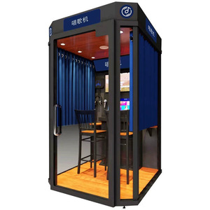 Máquina de Karaoke Electrónica con Monedas, Cabina de Canto Metálica, Máquina de Canto Móvil KTV, Máquina de Juego en Venta al Por Mayor - Product Image 3
