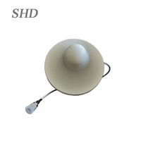 Antena Dipolo 4G/5G WiFi 698-3800MHz, Polarización Vertical, Conector N-Hembra, DAS ABS, Techo, Interior, Blanca, para Teléfonos Móviles