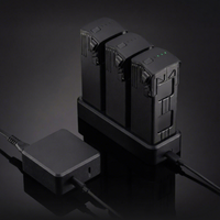 Adaptateur secteur USB-C 100W en fibre de carbone, chargeur rapide double port pour hub de charge de batterie et contrôleur intelligent de la série Mavic 3