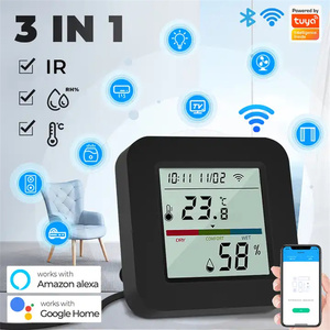 Nhà văn phòng nhiệt độ độ ẩm cảm biến hỗ trợ Alexa điều khiển bằng giọng nói với tuya Wifi phổ <span class=keywords><strong>IR</strong></span> điều khiển cho DVD, <span class=keywords><strong>TV</strong></span>, Fan - Product Image 2