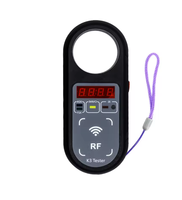 AIKKEY K3 Testeur de fréquence de clé télécommande portable avec affichage 100-999 MHz Signal ASK FSK Infrarouge immunisé Matériau ABS