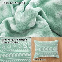 Ultra lembut Modern selimut Jacquard bergaris bunga musim dingin tebal penjualan laris 3 buah bulu Sherpa selimut flanel