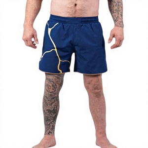 Shorts de sport MMA de haute qualité pour la vente en gros, respirants, durables, à séchage rapide, légers, extensibles, en polyester/coton, unisexes, pour la lutte - Product Image 2