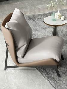 <span class=keywords><strong>Fauteuil</strong></span> <span class=keywords><strong>scandinave</strong></span> rétro nordique en métal avec mécanisme inclinable pour une utilisation intérieure et extérieure - Product Image 3