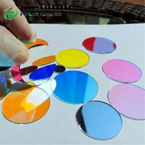 Lentille Gobo en verre ultra-mince FELIX 0,3 mm 0,5 mm résistante à la chaleur avec revêtement AR/AF/AG, transmission de 95 % pour projection de logo - Product Image 1