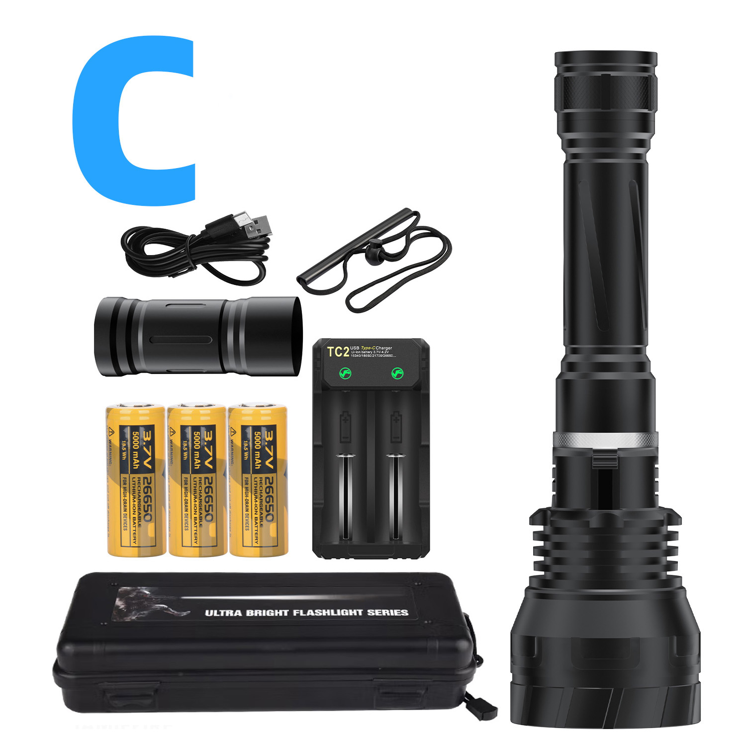 Paquete negro C (batería de 15000 mAh)