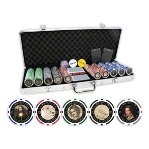 ชุดชิปโป๊กเกอร์ Da Vinci Masterworks 500 ชิ้น พร้อมกล่องอลูมิเนียมและถาด - Product Image 2