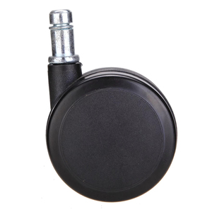 Ruedas Giratorias Silenciosas de PU Negro de 2.5 Pulgadas para Silla de Juego, Mesa de Oficina, Mueble para TV, Estante de Almacenamiento, Muebles Escolares - Product Image 3