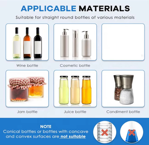 Wholesale Price Semi-automatic Commercial Wine Round Bottle Labeling <b>Machine</b> for Can <b>Sticker</b> - Product Image 6