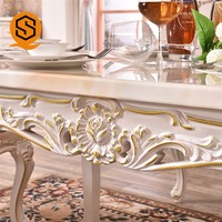 Nouvelle Table à Manger Moderne de Luxe Personnalisable avec 6 Chaises – Mobilier de Salle à Manger en Promotion