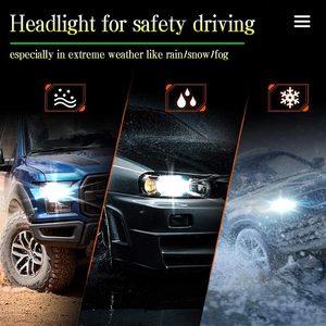 Ampoules <span class=keywords><strong>LED</strong></span> de conversion avant pour voiture A13B, haute luminosité, sans erreur, 110W, 11600Lm, 6500K, 12V, pour les marchés locaux de vente au détail d'éclairage automobile - Product Image 3
