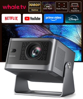 Proyektor Home Theater Portabel HY350 NTV 500 ANSI 1080P dengan Speaker Terintegrasi, Whale OS, Pengenalan Layar, dan Auto Keystone
