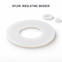 Rondelles plates en nylon personnalisées à prix d'usine, joints isolants en plastique ultra-minces, petits entretoises circulaires en plastique