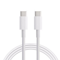 Cable USB Tipo-C a Tipo-C de 1M, Carga Rápida de 60W 3A PD con Cubierta de PVC y Blindaje de Lámina para Teléfonos Móviles iOS y PC