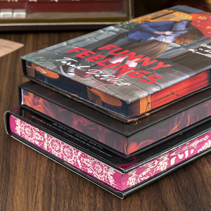 A4 A5 mạ Vàng cạnh bìa cứng bù đắp in Cuốn sách với phun cạnh-nghệ thuật tùy chỉnh giấy lưu ý cuốn sách - Product Image 3