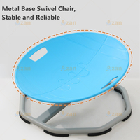 Chaise sensorielle rotative pour enfants, rotation à 360°, jouet d'entraînement à l'équilibre pour les tout-petits, autisme et traitement sensoriel, PP et métal, OEM ODM