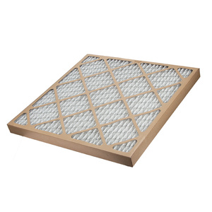 Proveedor Oro OEM/ODM Filtro de Aire HVAC AC de Cartón Plegado para Techo 12x12x1 20x20x1 20x25x4 21x21x1 - Product Image 2
