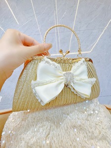 Nuevo Bolso de Mano Cruzado para Fiesta de Noche para Mujer con Cierre de Hebilla y Lazo Decorativo de PU Tanjing - Product Image 2