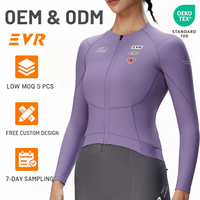 Pakaian Bersepeda Wanita Ukuran Besar Bernapas, Desain Aero,  Khusus Tim Klub Pabrik,  Jersey Bersepeda Termal Fleece Musim Dingin