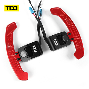Palancas de cambio magnéticas de fibra de carbono TDD LED para el volante del Toyota A90 Supra MK5. - Product Image 3