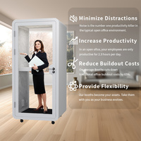 Petite cabine préfabriquée modulaire petite maison préfabriquée salle de réunion pour les pods de bureau de travail