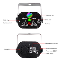 U'King Vente à Chaud Mini Disco Lumières Laser Projecteur Lumière de Scène Lumières Laser