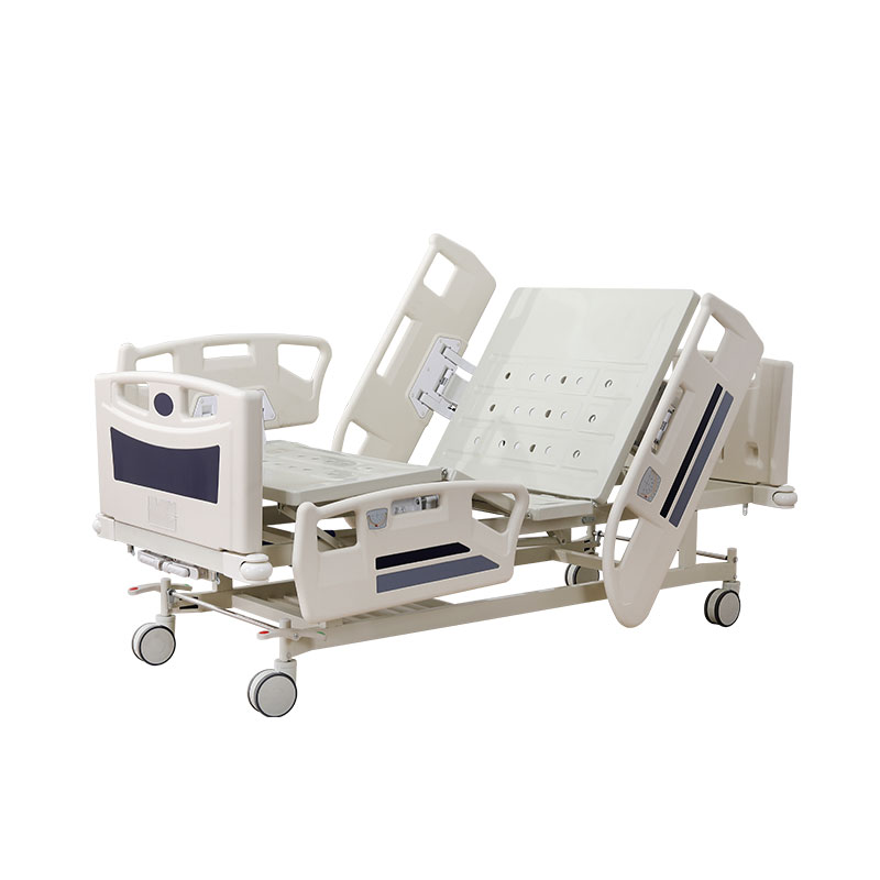 Factory-Direct Customizable Manual Two Functions Clinic Bed with Central Control Wheel