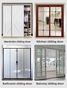 Roulette de porte coulissante en nylon à faible bruit pour armoire, facile à installer, roue convexe en fer noir de 1 mm - Product Image 4