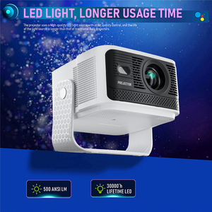 Proyector Topleo LCD 8k para Exteriores, Proyector LED Hy350 Max 4k para Cine en Casa, HD 1080p, Mini Proyector Inteligente Portátil - Product Image 5